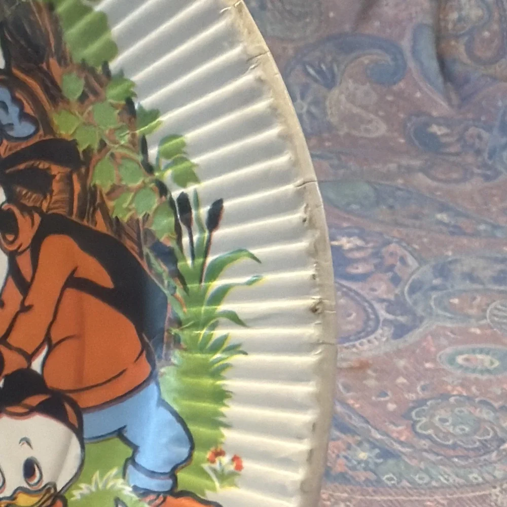 Vintage Hallmark Paper Plates, Walt Disney, Mickey & Friends Old Stock 1980S(?) - Picture 4 of 7